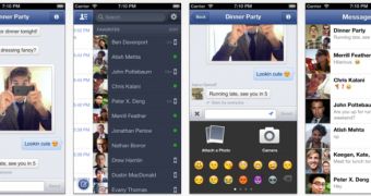 Facebook Messenger iOS screenshots