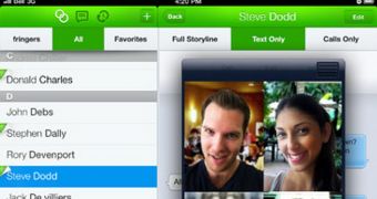 Fring iPad screenshot