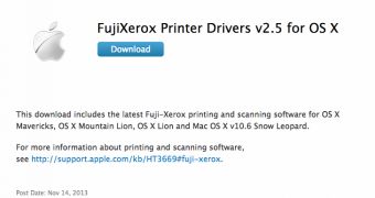 FujiXerox Printer Drivers v2.5 for OS X