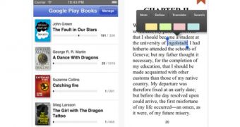 Google Play Books screenshots