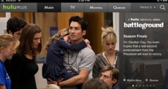 Hulu Plus iPad screenshot