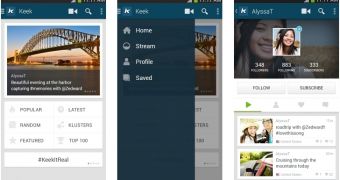 Keek for Android (screenshots)