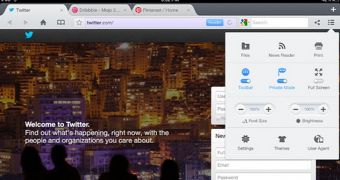 Mercury Web Browser iPad screenshot