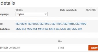 The 3.4 GB ISO image can also be found on Softpedia