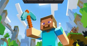 Minecraft – Pocket Edition welcome screen