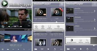 MoboPlayer for Android (screenshots)