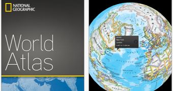 National Geographic World Atlas iPad screenshots