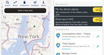 Nokia HERE Maps screenshots