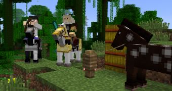 Horses are now available in Minecraft