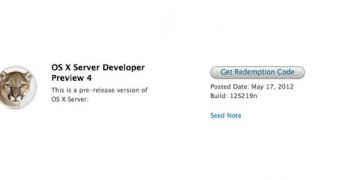 Download OS X 10.8 Mountain Lion Server Developer Preview 4