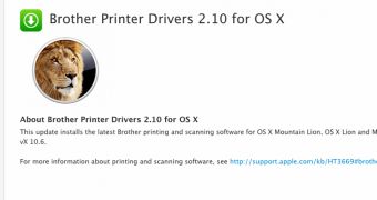 Brother Printer Drivers 2.10 for OS X