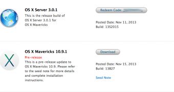 OS X Mavericks 10.9.1 beta available for download