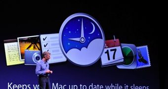 Apple's Craig Federighi demoing Power Nap during WWDC 12