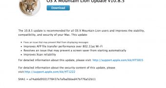 Mountain Lion update