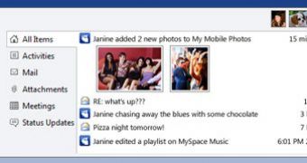 MySpace for Outlook Beta