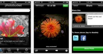 Photobucket iPhone screenshots