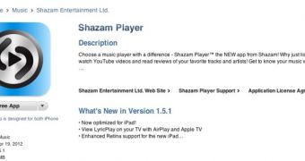 Shazam Player on iTunes