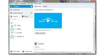 Skype Portable comes with the same features as the full build