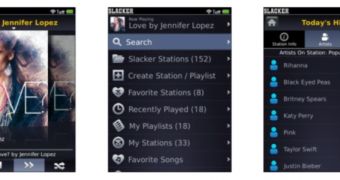 Slacker Radio for BlackBerry
