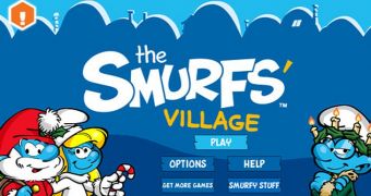 Smurfs' Village welcome screen