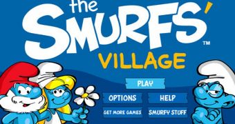 Smurfs' Village welcome screen