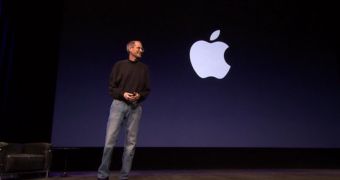 Steve Jobs gets a standing ovation as he prepares to deliver the March 2, 2011 keynote address with the purpose of launching the company's iPad 2