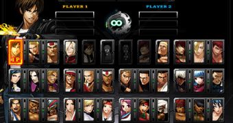 THE KING OF FIGHTERS-i 2012 character select