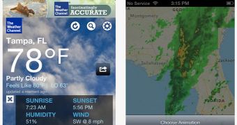 The Weather Channel iPhone (screenshots)