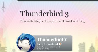 The Mozilla Thunderbird homepage