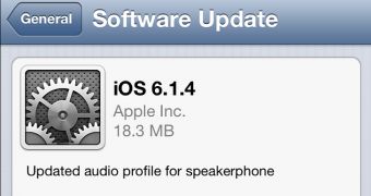 iOS 6.1.4 OTA update