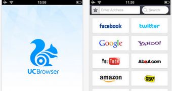 UC Browser iPhone screenshots