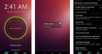 Ubuntu lockscreen for Android