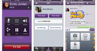 Viber iOS screenshots