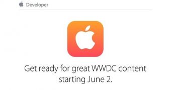 Invitation to download WWDC app