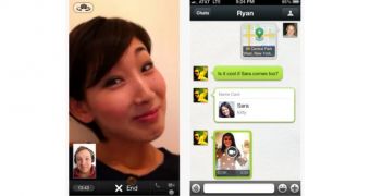WeChat iPhone screenshots