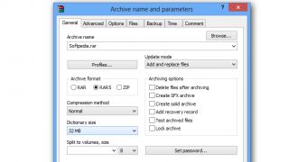 Adds RAR5 archive format with larger compression dictionary size