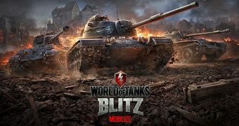 World of Tanks Blitz welcome screen
