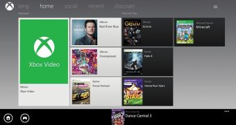 Xbox 360 SmartGlass for Android (screenshot)