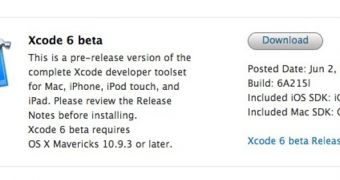 Xcode 6 beta available for download