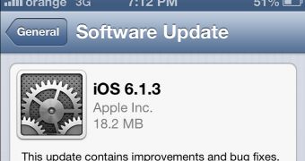 iOS 6.1.3 OTA update