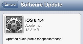 iOS 6.1.4 OTA update