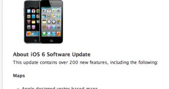 iOS 6 available for download (screenshot)