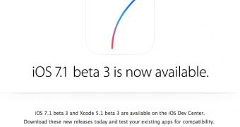 iOS 7.1 Beta 3 download invitation
