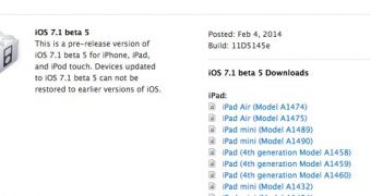 New iOS 7.1 beta available for download