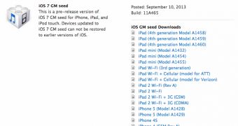 iOS 7 GM Seed available for download
