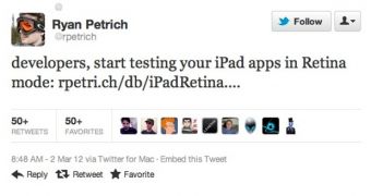 Ryan Petrich tweet