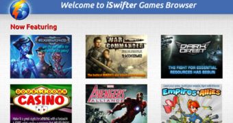 iSwifter Games Browser screenshot