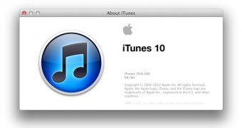 iTunes 10 ("about" screen)