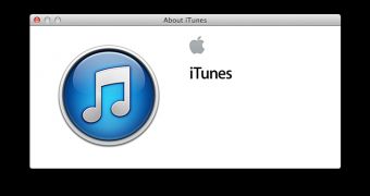 "About" iTunes dialog