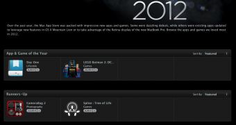 Best of the Mac App Store 2012 banner